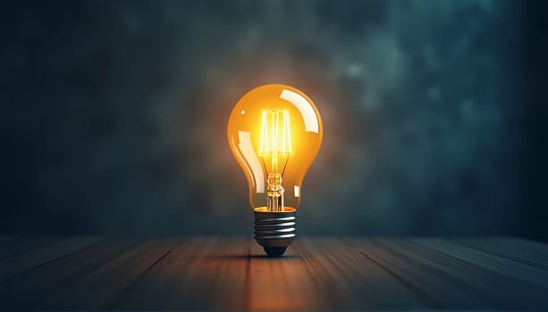 A conceptual graphic that uses a light bulb as a metaphor for a clever idea or breakthrough, signifying brilliant marketing strategy planning and innovative company thinking. . High quality photo