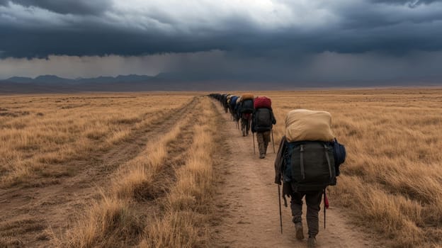 The refugee journey: portrait of individuals fleeing war, poverty, natural disasters, complex causes of displacement and urgent need for empathy, global response to address this crisis