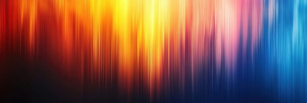 Long horizontal space background with blue and orange glow.