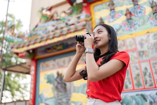 A photographer captures vibrant scenes during Chinese New Year celebrations showcasing the joy and cultural richness of the event.