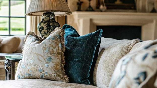 Country cottage decor, Cotswolds style interior design, furniture and home decor in elegant English country house style idea