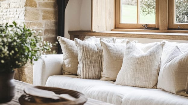 Country cottage decor, Cotswolds style interior design, furniture and home decor in elegant English country house style idea