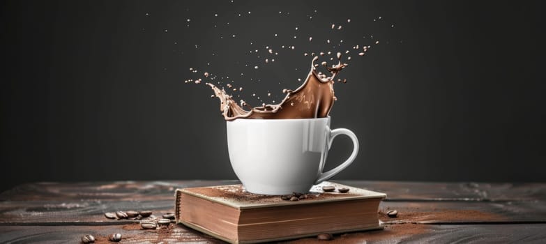 Sleek and sophisticated, the cover showcases a rich mocha mousse swirl in a natural setting. the design promotes a blend of culinary artistry and environmental awareness, appealing to eco-conscious food enthusiasts and design lovers.