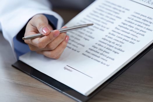 A doctor recommends signing medical documents, emphasizing the importance of consent and authorization in healthcare.