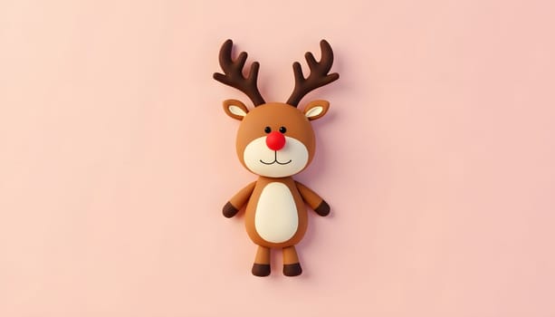 A delightful reindeer-shaped gingerbread cookie decorated with icing, capturing the warmth and charm of the holiday season. Perfect for Christmas celebrations, gift ideas, and seasonal treats