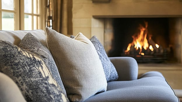 Country cottage decor, Cotswolds style interior design, furniture and home decor in elegant English country house style idea