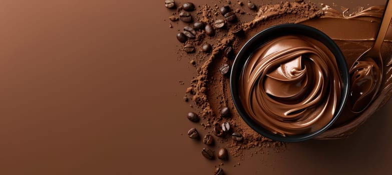 Mocha mousse is showcased as a primary color in brand guidelines, ideal for logos, typography, and product imagery, emphasizing rich tones and versatile design elements suitable for promotional and marketing purposes.