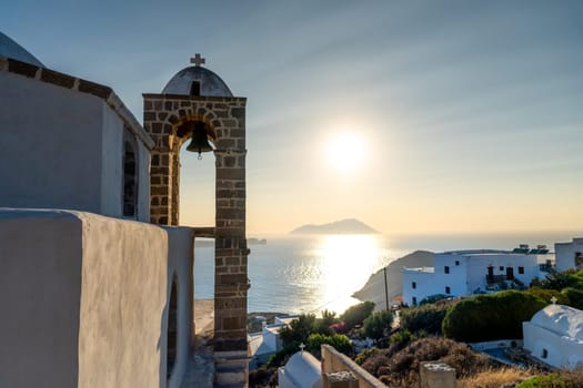 Sunset at Panagia Thalassitra Church, Plaka, Milos