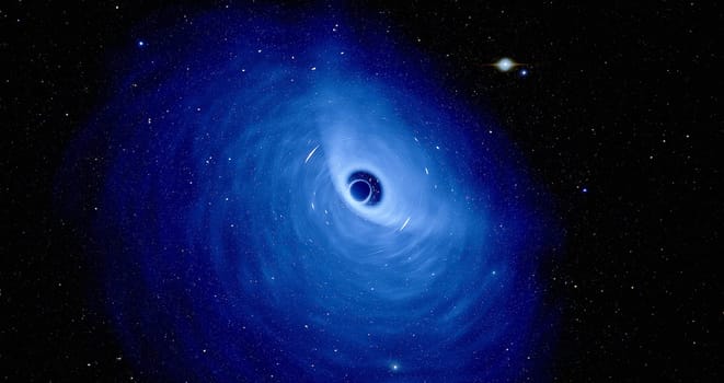 Sagittarius A star is the black hole that resides in the middle of the Milky Way Galaxy. It's gravity effect controls the entire star system surrounding it.