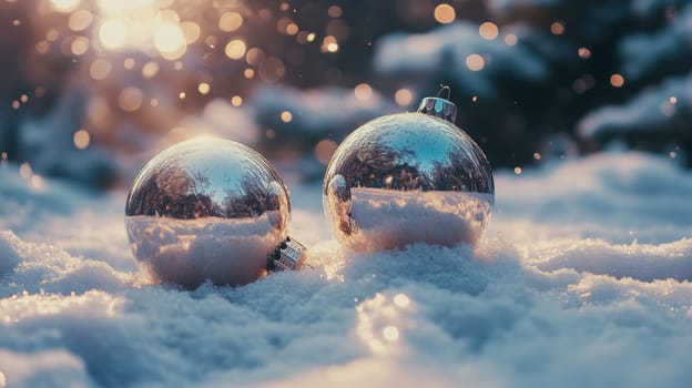 Beautiful Christmas Background, Generative AI, holidays