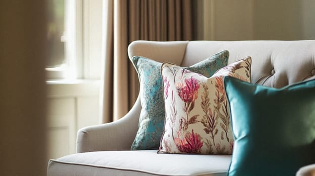 Country cottage decor, Cotswolds style interior design, furniture and home decor in elegant English country house style idea