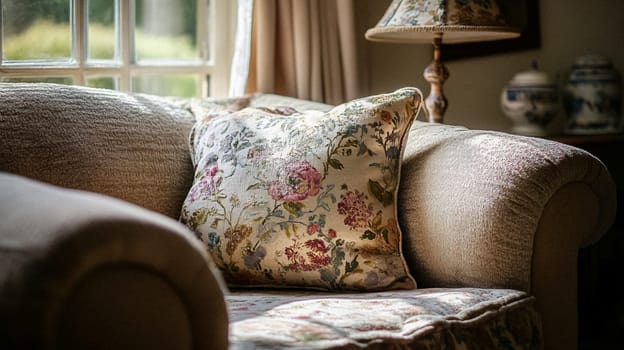 Country cottage decor, Cotswolds style interior design, furniture and home decor in elegant English country house style idea