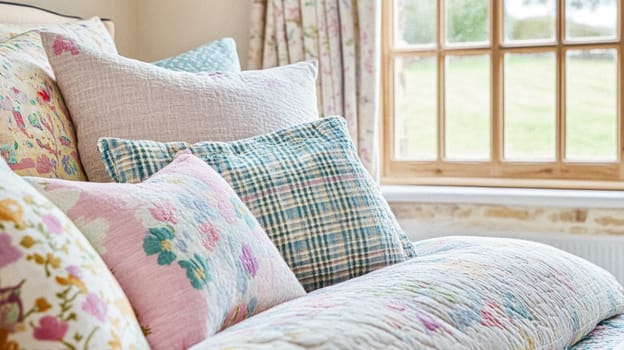 Country cottage decor, Cotswolds style interior design, furniture and home decor in elegant English country house style idea