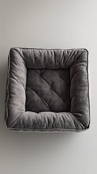 A soft, square pet bed designed for comfort and relaxation.