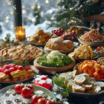 New Year’s Culinary Traditions: A Beautifully Set Table of Delights