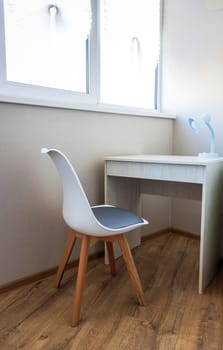 Tiny office working space in the apartment