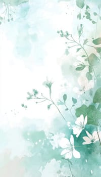 Light and breezy spring background featuring delicate pastel tones with faint floral overlays. provides a sense of calm and freshness, ideal for minimalist seasonal promotions or designs for print, cards, and posters.