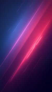 Bold lines in pink and blue hues sweep across a dark backdrop, creating a vibrant and modern abstract design perfect for digital projects - Generative AI