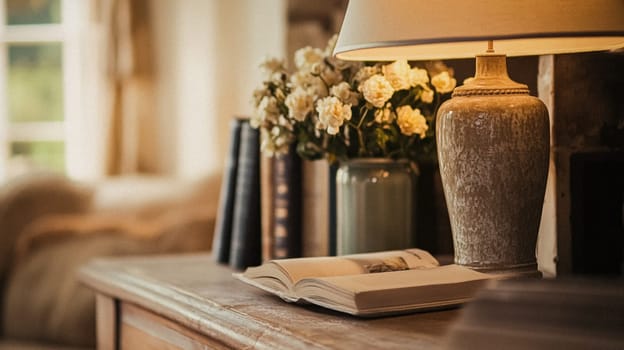 Country cottage decor, Cotswolds style interior design, furniture and home decor in elegant English country house style idea