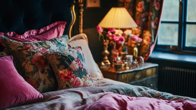 Country cottage decor, Cotswolds style interior design, furniture and home decor in elegant English country house style idea