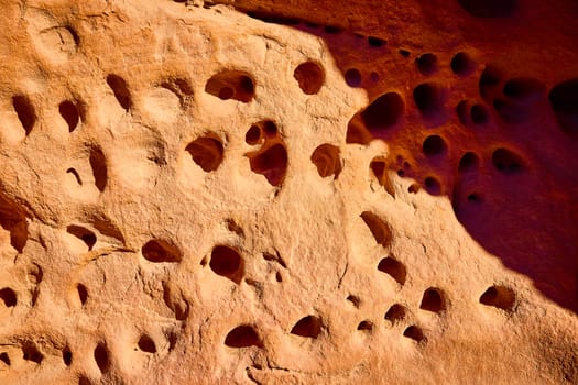 Immerse in the rugged beauty of Valley of Fire in Moapa Valley Nevada. Witness the warm sandstone hues and intricate erosion patterns carved by nature over centuries, perfect for desert and geology themes.