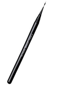 Eyeliner Pencil A precise black eyeliner pencil with swirling lines of ink, on a transparent background.