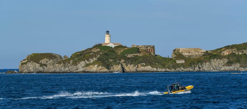 Ribaud islands in Giens Peninsula, Hyeres, France. High quality photo