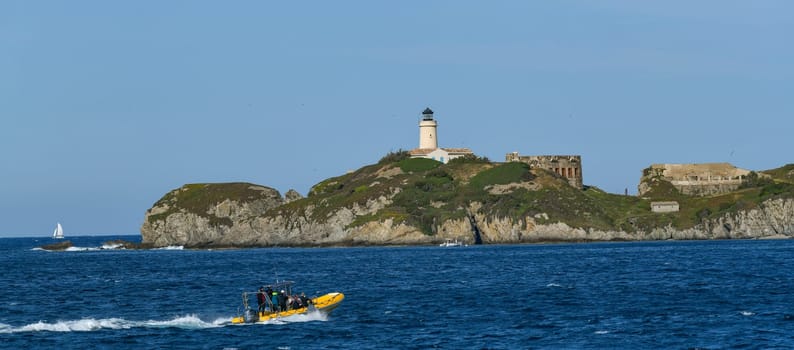Ribaud islands in Giens Peninsula, Hyeres, France. High quality photo