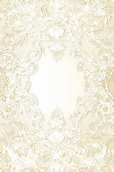 Intricate lace patterns weave delicately over a soft pastel background, creating a graceful and refined easter greeting card template. featuring a central blank space, this design is ideal for personalized messages and elegant print materials.
