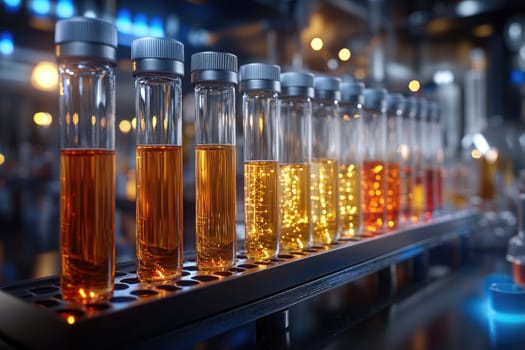 Chemistry lab equipment: test tubes, chemical solutions, liquid substances, scientific experiments, glassware, laboratory tools, experimental process, reaction mixtures, liquid measurements