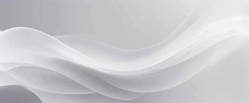 Abstract grey and white gradient background - Generative AI