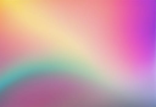 Abstract rainbow colors yellow red green, violet gradient background - Generative AI