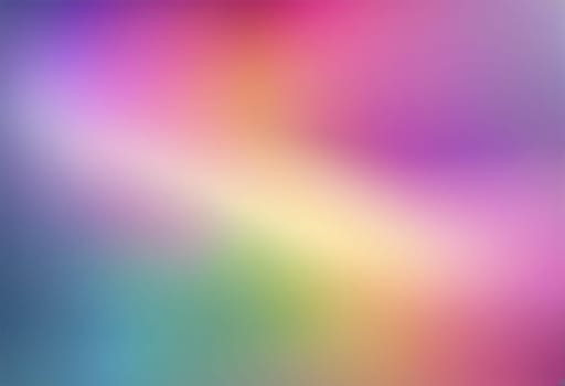 Abstract rainbow colors yellow red green, violet gradient background - Generative AI