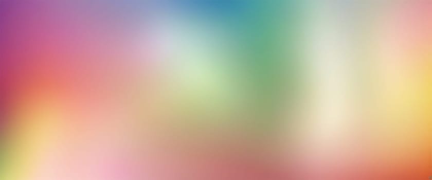 Abstract rainbow colors yellow red green, violet gradient background - Generative AI