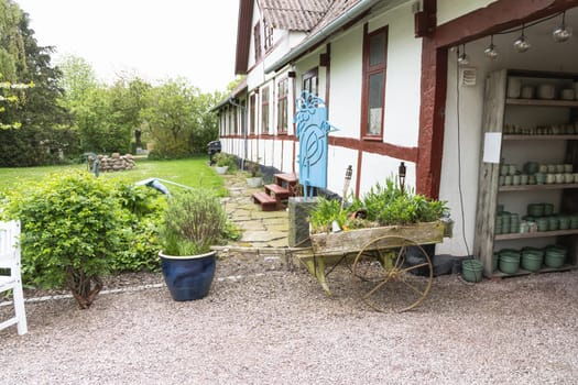 Traditional farmhouse on the island of Bornholm, Denmark. High quality photo