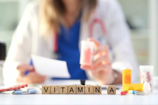 A healthcare professional engaging in a discussion about Vitamin A supplementation, its benefits, and medications