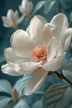 A beautifully captured magnolia flower showcasing soft colors and elegant details that truly mesmerize