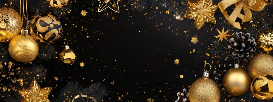 Beautiful Christmas Background, Generative AI, holidays