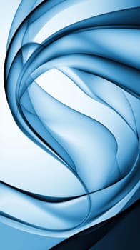 Dynamic abstract background featuring elegant blue waves and fluid shapes, creating a sense of movement and tranquility. Ideal for modern design projects and digital art