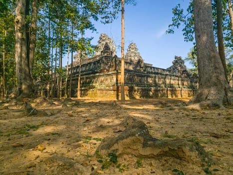 Ruin of ancient Ta Keo Wat temple in Angkor, Cambodia