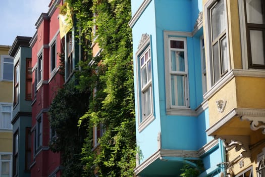 Istanbul old streets in Balat district, Turkey