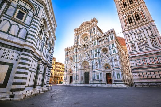 Majestic cathedral Santa Maria del Fiore in Florence, Duomo in Tuscany region of Italy