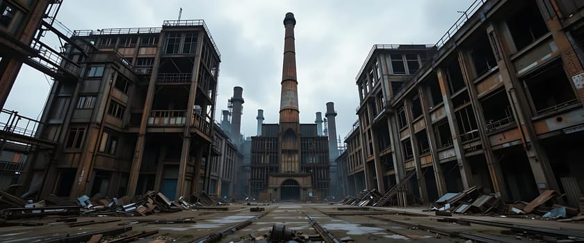 Abandoned dreams echo through rusted corridors. Shadows dance in the eerie stillness. A forgotten world, where time stands still, haunted by the ghosts of industry past. The air is thick with memories, choking on decay. Silence wails like a mournful hymn.