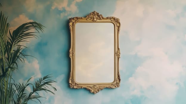 Rococo Frame Mockup For Your Designs