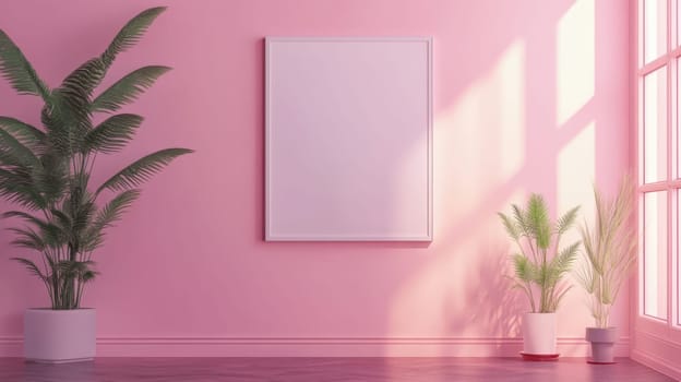 Wall Poster Mockup For Your Designs