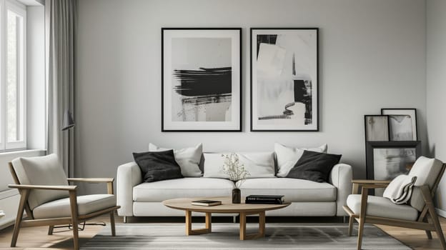 Wall Poster Mockup Set For Your Designs