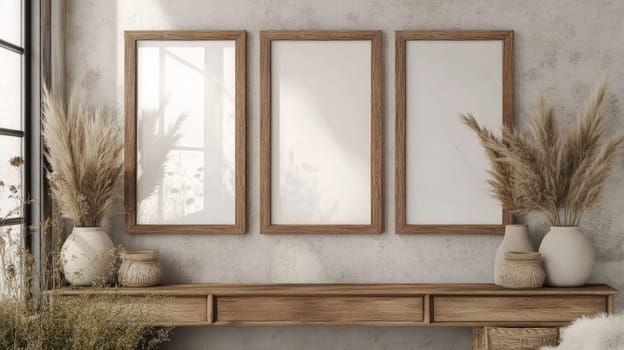 Boho Frame Mockup For Your Designs