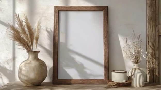 Boho Frame Mockup For Your Designs