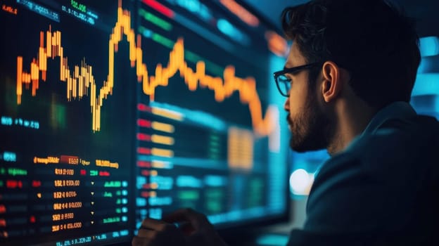 Financial analyst with data visualization. Trading
