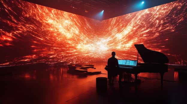 A mesmerizing and unforgettable concert featuring vibrant lights combined with an electrifying atmosphere